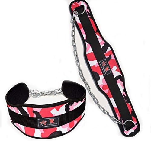 Weight Belts For Lifting Men , Workout Dip Belt for Weightlifting, Pullups, Powerlifting, and Bodybuilding Workouts