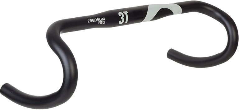 Guidon Carbone 3T Ergosum LTD - 44 Cm, 31,8 Mm, Pour Vélo De Route, Neuf