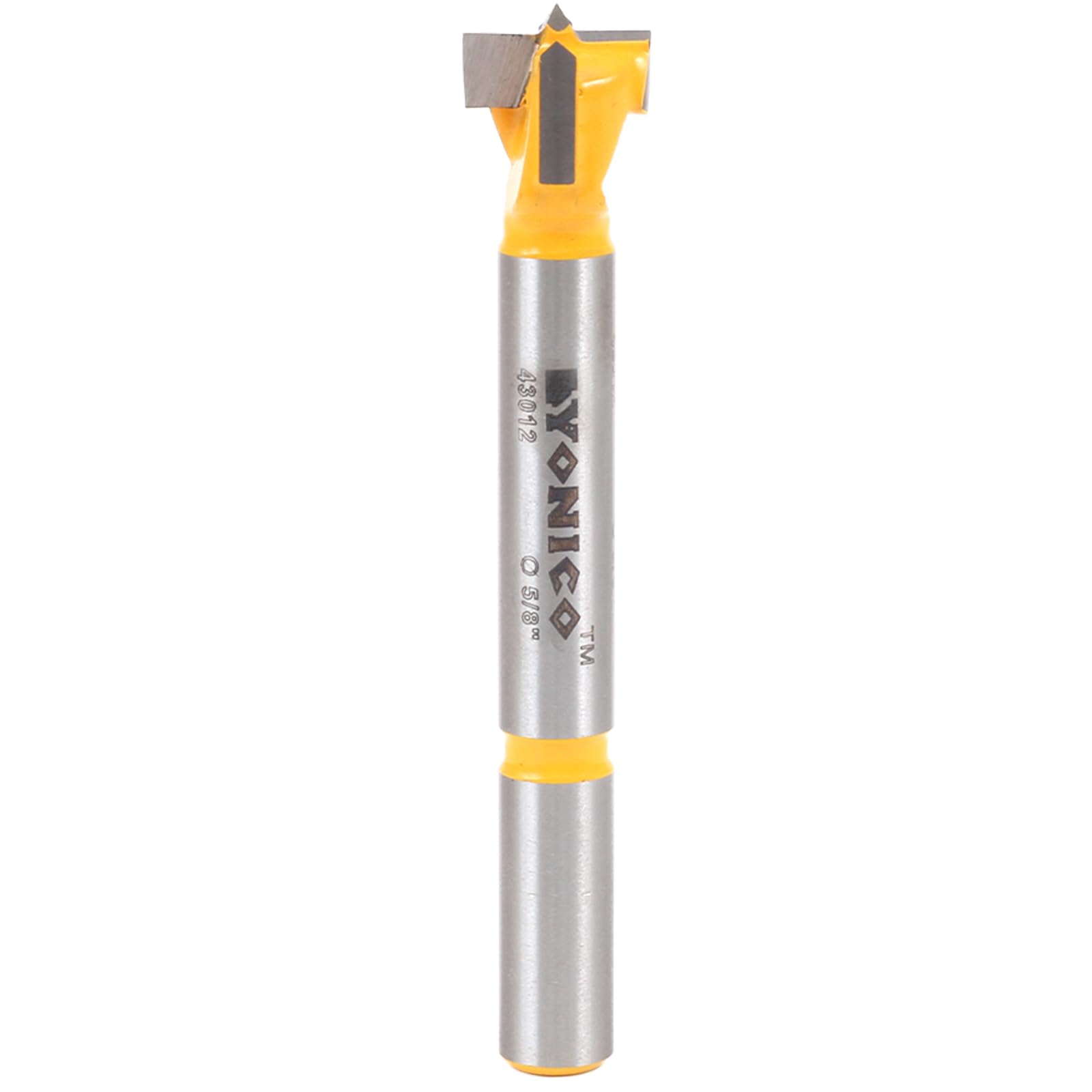 Yonico 43012C 5/8-Inch Diameter Carbide Forstner Drill Bit 10mm Shank