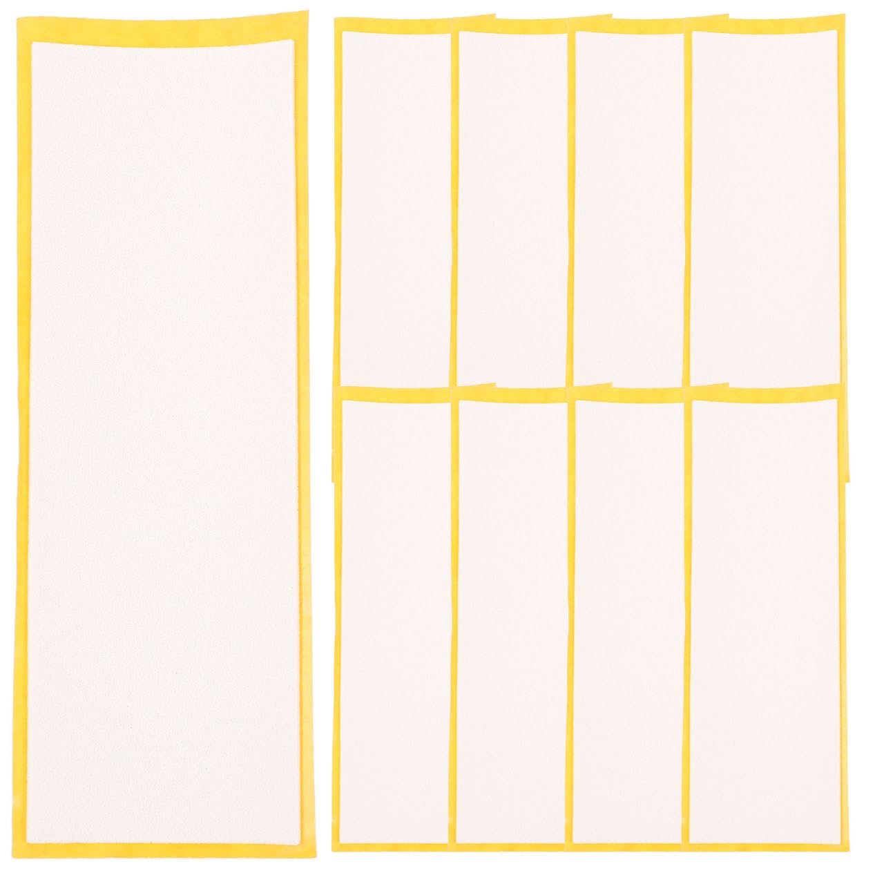 Didiseaon Fingerboard Grip Tape: 10pcs Foam Grip Tape for Fingerboards White Skateboard Griptape Foam Non Slip Finger Skateboard Stickers Supplies