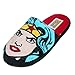 Bioworld Women's DC Comics Wonder Woman Novelty Slide Slippers, Small (5/6), Blue