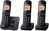 Panasonic KX-TGC223EB Dect Cordless Phone with Answering Machine Black view 2