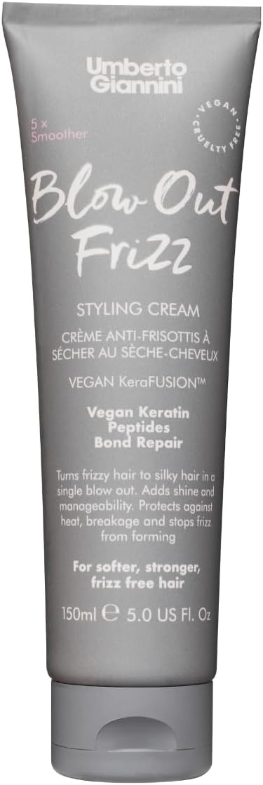 Umberto Giannini Frizz Styling Cream Heat Protection Vegan Keratin 150ml