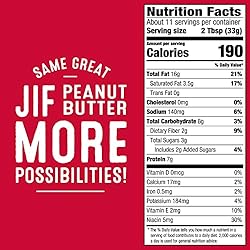 Jif Squeeze Creamy Peanut Butter, 13 Ounces