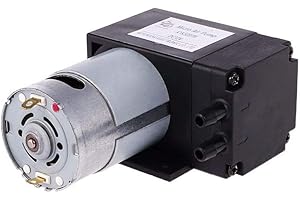 HSH-Flo 12V/24VDC 6W 8L/min 120Kpa Electrical Vacuum Suction Air Compressor Mini Vacuum Pump for Suction Milk (24VDC)