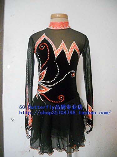 Fashion Custom Figure Skating Dresses Girls Ice Skating Competition Dresses With Crystals A2279
