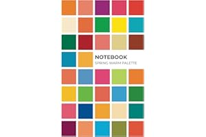 Notebook spring warm palette: Ideal for a special person who likes style, fashion, trends and is interested in color and beauty types analysis.