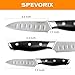 Paring Knife Fruit Knife Classic 3.5 Inch Premium Stainless Steel Spear Point Non-slip Handle Good at Peeling Slicing Cutting for Kitchen with Gift Carry Case …