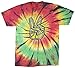 ODM Art Peace Sign Tie Dye Graphic T-Shirt - Medium