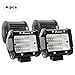 Aaiwa LED Pods 4 Pack 48W LED Light Bar Off Road Driving Lights Fog Lights for Truck, Car, ATV, SUV, Boat