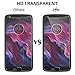 [3 Pack] L K Screen Protector for Motorola Moto X4, [Easy Installation Tray] Tempered-Glass 9H Hardness, Case Friendly