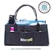 TANGDIAABBCC Bebemode - Baby Diaper Caddy | Large Portable Foldable Storage Bin | Diaper Stacker Tote Bag | Nursery Organizer Bag for Changes, Wipes, Bottles, Toys | Neutral Baby Shower Registry Gift