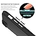 Toiko [X-Guard] iPhone6 Plus iPhone7 Plus Case iPhone 8 Plus Case Black Full Coverage Premium Two Layers Protection Resilient Shock Absorption
