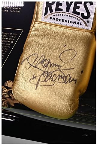 Signed Manny Pacquiao Legacy Limited Edition Cleto Reyes Boxing Glove Display - Image 5