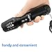 Super Bright CREE XML T6 LED Portable Zoom Tactical Flashlight Focus Adjustable Torch Outdoor Lamp with Battery and Charger