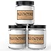 Old Factory Scented Candles - Coffee Shop - Set of 3: Coffee Bean, Hazelnut, and Chai Tea - 3 x 4-Ounce Soy Candles - Each Votive Candle is Handmade in the USA with only the Best Fragrance Oils