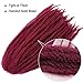18 Inch Marley Braiding Hair Synthetic Afro Kinky Marley Hair for Twists 3 Packs Marley Twist Braiding Hair Extensions Soft And Fluffy (#BUG)