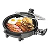 Quest 35500 40cm Multi-Function Electric Cooker Pan with Lid/Adjustable Thermostatic Control/Non-Stick Aluminium…