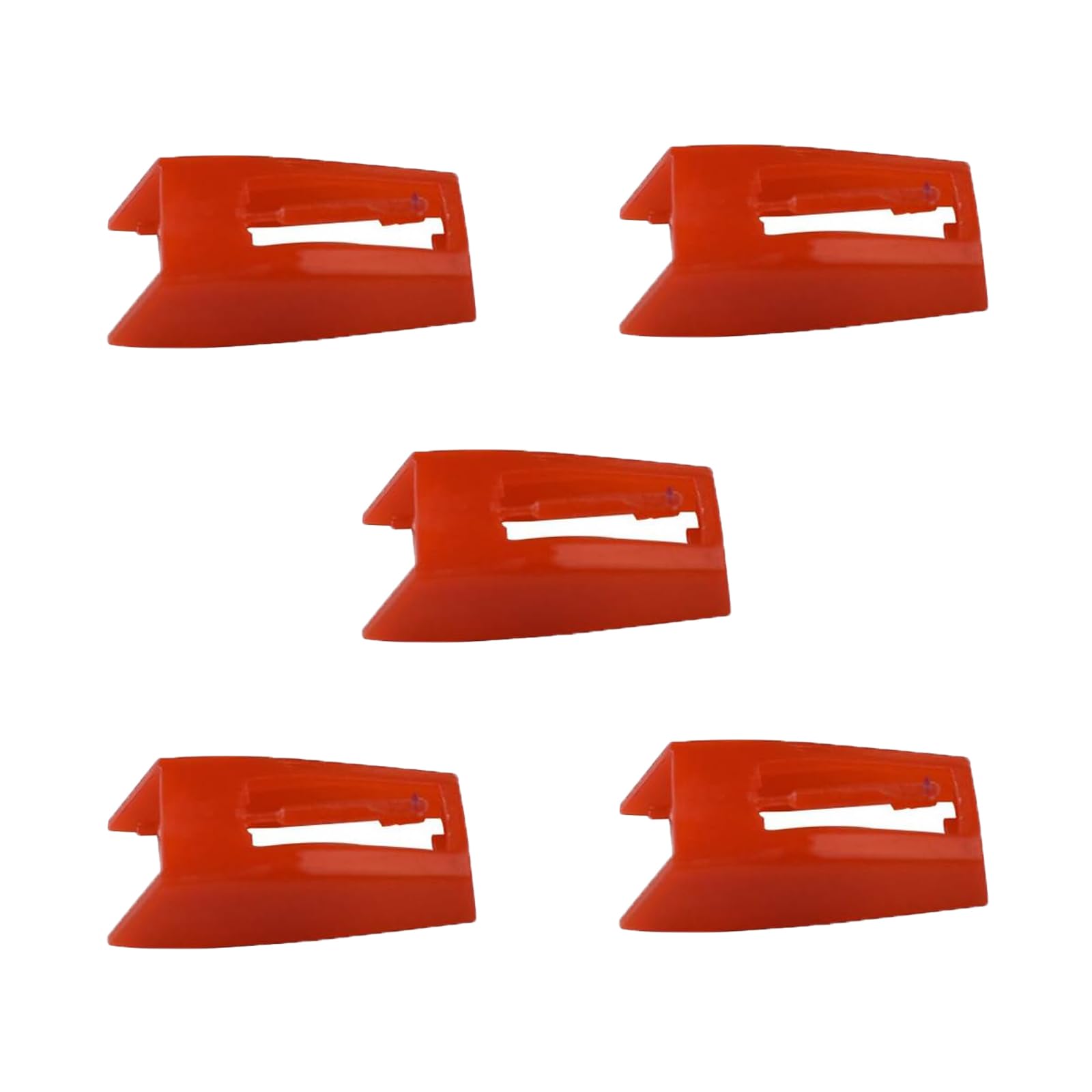 Record Player Needles，Universal Replacement for Vinyl Record Player Phonograph(5Pcs) ，Turntable Replacement Stylus ，Pack of 5 (ABS -Red)，Replacement Red 5PCS, Record Player Cartridge