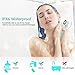 KOOVON Face Brush with 3 Facial Cleansing Brush Heads,Waterproof Electric Spin Cleansing System and Gentle Exfoliating for All Skin Types