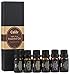 Calily Aromatherapy Essential Oil Set, 6 Bottles/10ml each (Lavender, Tea Tree, Eucalyptus, Lemongrass, Sweet Orange, Peppermint) 