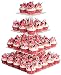 YestBuy 4 Tier Maypole Square Wedding Party Tree Tower Acrylic Cupcake Display Stand (15.1 Inches) primary