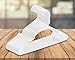 ZOYER White Plastic Hangers 20 Pack, Heavy Duty Adult Hangers for Clothes, Thin Coat Hanger with Shoulder Grooves Space Saving Durable Hanger for Shirt, Pant, Skirt