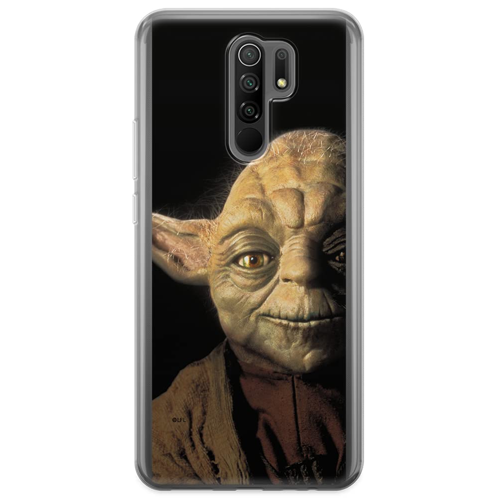 ERT GROUP mobile phone case for Xiaomi REDMI 9 original and officially Licensed Star Wars pattern Yoda 004 optimally adapted to the shape of the mobile phone, case made of TPU