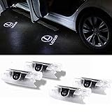 biukpci Car LED Door Light Projector Ghost Shadow Welcome Lamp for Lexus RX/ES/GX/LS/LX/IS Series 4 Pack