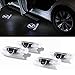 biukpci Car LED Door Light Projector Ghost Shadow Welcome Lamp for Lexus RX/ES/GX/LS/LX/IS Series 4 Pack