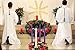 Christmas Advent Wreath - Red Berry Season Centerpiece Decor - Advent Candle and X-mas Candles Decorations