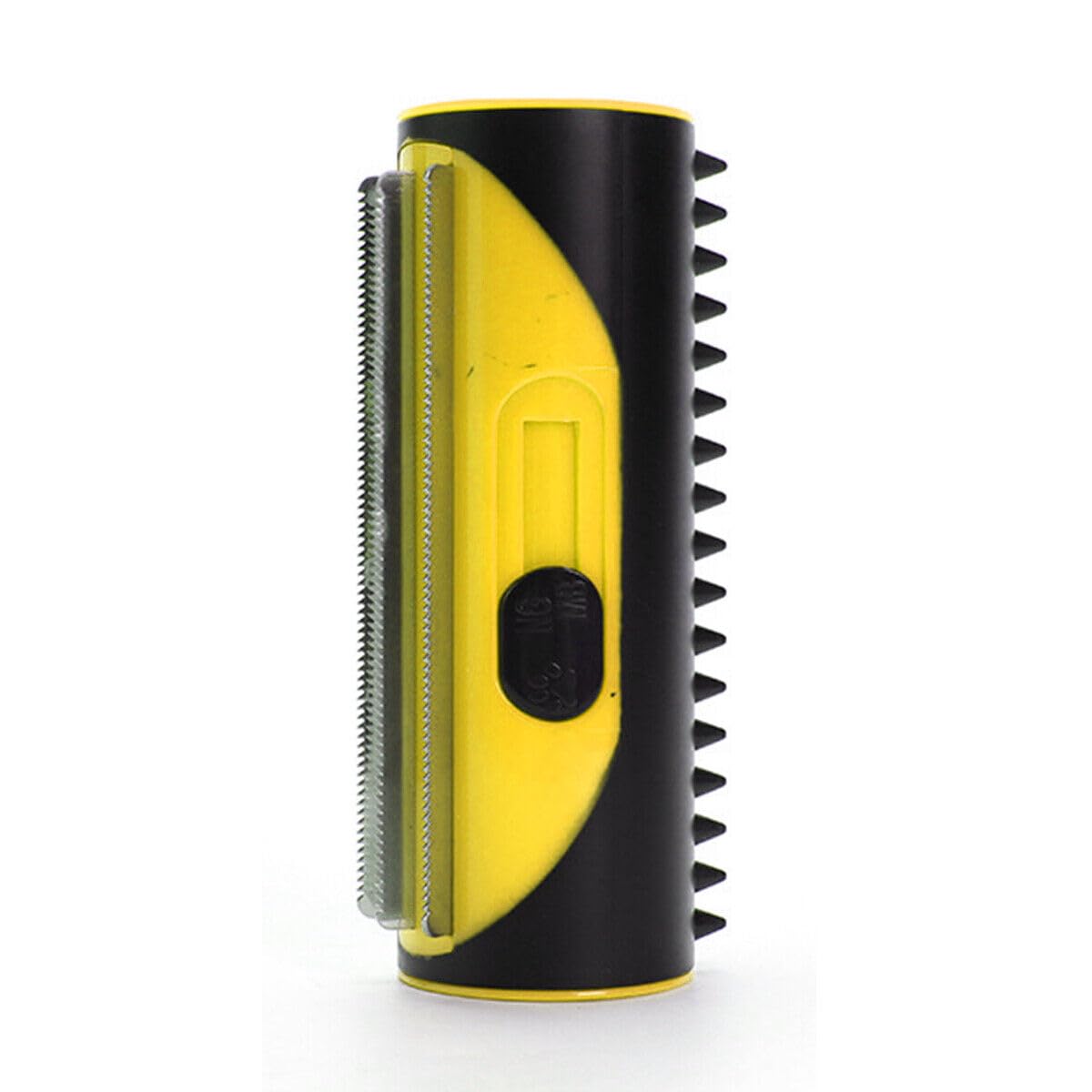 3-in-1 Undercoat Hair Brush, Reusable Pet Hair Remover, Deshedding Trimmer Tool, Pet hair Grooming Comb, Fur care dog brush, Depilatory Roller for Dogs, Cats and all pet hair types. (Yellow)