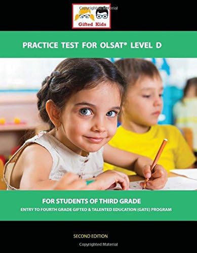 Gifted Kids Practice Test for OLSAT Level D: For Grade Three Students Paperback – May 21, 2015