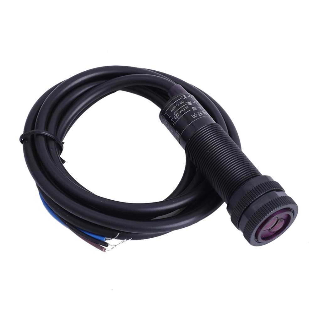 E3F-DS50C4 DC 6V-36V Sensor Distance Detector 300mA Photoelectric Distance Detector 50cm Sensor Switch Controller NO NPN Output Diffuse Proximity Switch