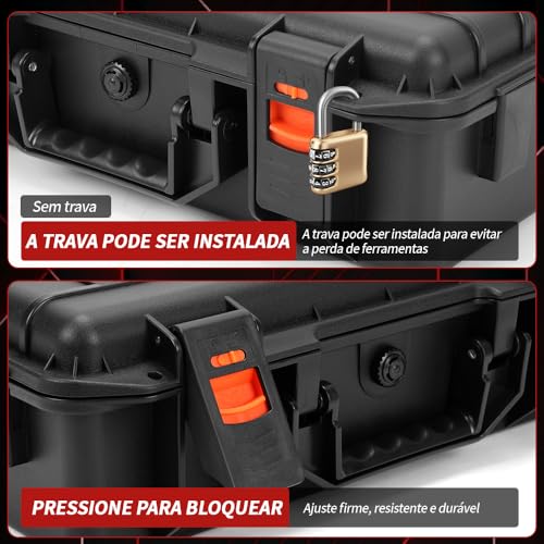 Mini Case, Mini Bolsa de Viagem, Estojo Mini, Estojo de Viagem à Prova d'Água em EVA Rígido, Ip67 À Prova D'Água, Espuma de Corte de Precisão Suporte, Adaptador de Tubo