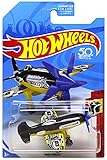 Hot Wheels 2018 50th Anniversary HW Daredevils Mad Propz (Airplane), Black and Yellow