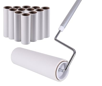 Gfywz Long Handle Cleaning Sticky Roller Best For Pet Hair Floor