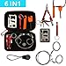 Kungix Outdoor Emergency Survival Gear Kit with Waterproof Bag