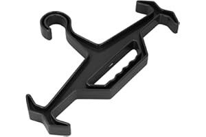 Jopwkuin Heavy Duty Tactical Gear Hanger with High Load Capacity for Law Enforcement Officers & Body Armor Display,ABS (Black