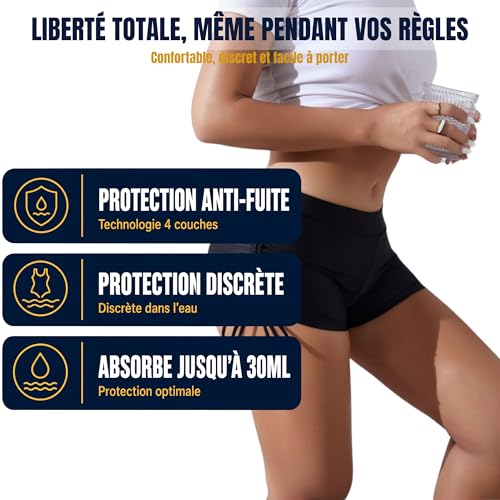 Menstrual swimwear | menstrual panties | menstrual swimsuit | menstrual swimsuit | swimming pool | ideal teenage girl | light to medium flow | perfect for the pool (S)