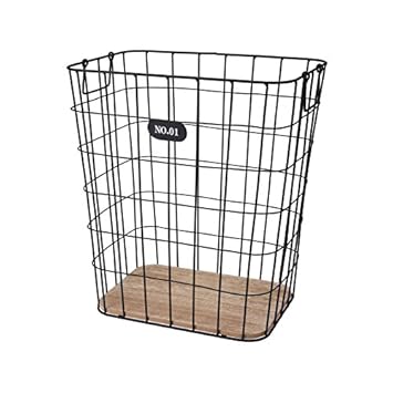 Aufbewahrungskorb Metall Schwarz