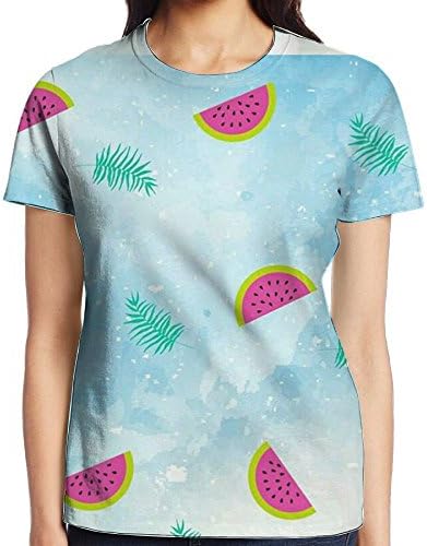 YYYUIOLL Watermelons Falling From Sky Unique Family Women T Shirts