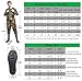 Men Waders Waterproof Chest Waders Bootfoot Chest Wader Light Hunting Fly Fishing Waders for Men with Boots Nylon/PVC Wader Camouflage/Brown 8-14