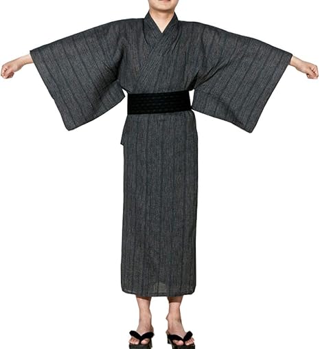 Amazon Co Jp Luckya 温泉浴衣 寝巻き浴衣 メンズ 簡単着付け おしゃれ ドレスa6 サイズl をドレッシング甚平メンズ日本の浴衣着物ホームローブパジャマ ホーム キッチン