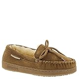 Bearpaw Kids Moc II Youth Suede, Sheepskin Casual Slippers