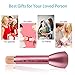 Wireless Microphone Karaoke, Portable Karaoke Player with Bluetooth Speaker for Home KTV Singing Support IOS Apple Iphone Ipad Android Smartphone PC (Pink)