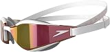 Speedo Fastskin Hyper Elite Swimming Goggles White/Oxid Grey Ros One Size view 2
