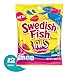 SWEDISH FISH Tails 2 Flavors in 1 Soft & Chewy Candy, 12 - 4 oz Bags