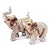 Feng Shui Lovely Pair of Polyresin Elephant Trunk Statue Wealth Lucky Figurine Home Decor Housewarming Gift US Seller