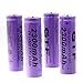 Hossen GTF 4pcs 3.7V 14500 Led Flashlight 2300mAh Li-ion Rechargeable Battery add Charger